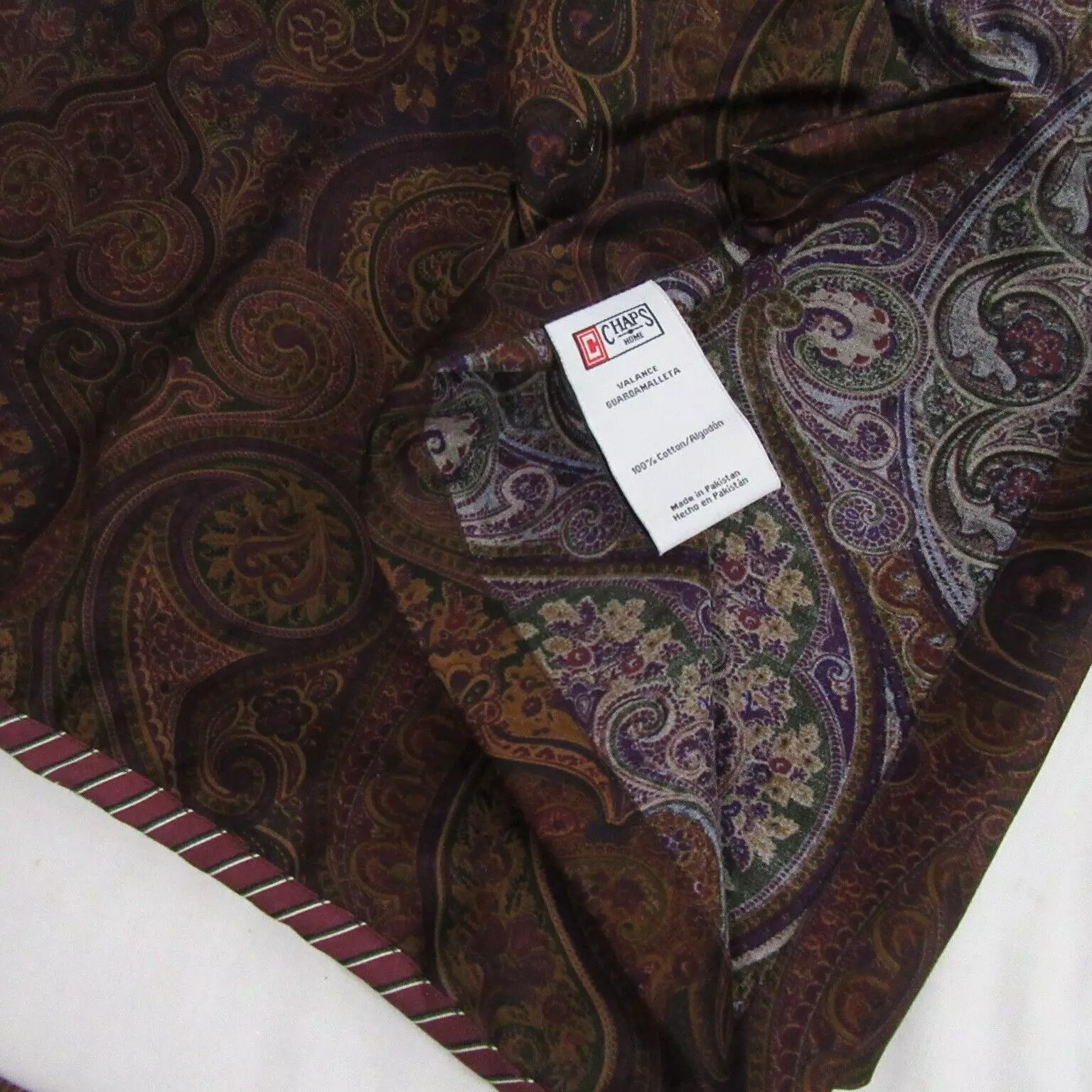 CHAPS Preston Paisley 2pc Window Valance Set(s)
