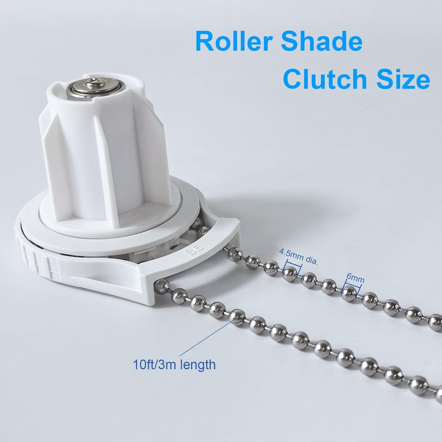 Roller Shade Clutch for 1 1/2″ (38Mm) Tube with Stainless Steel 4.5Mm Bead Chain