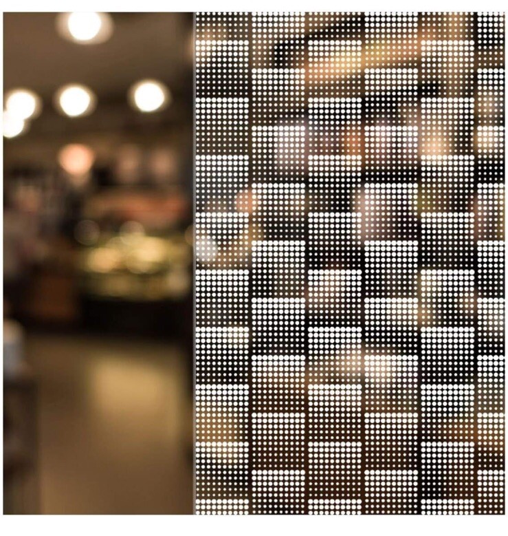 BDF 4REPP Decorative Window Film Repetitive Point 36” X 7ft