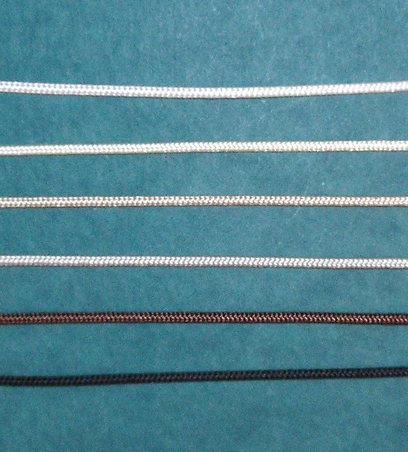 5 yards of 1.8mm REPLACEMENT Pull LIFT CORD for MICRO or MINI BLINDS ~ 4 Colors!