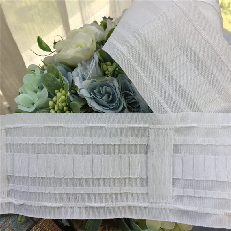 10 Feet Curtain Tape, 3.3″ Pleat & Grommet Drapery Header Tape