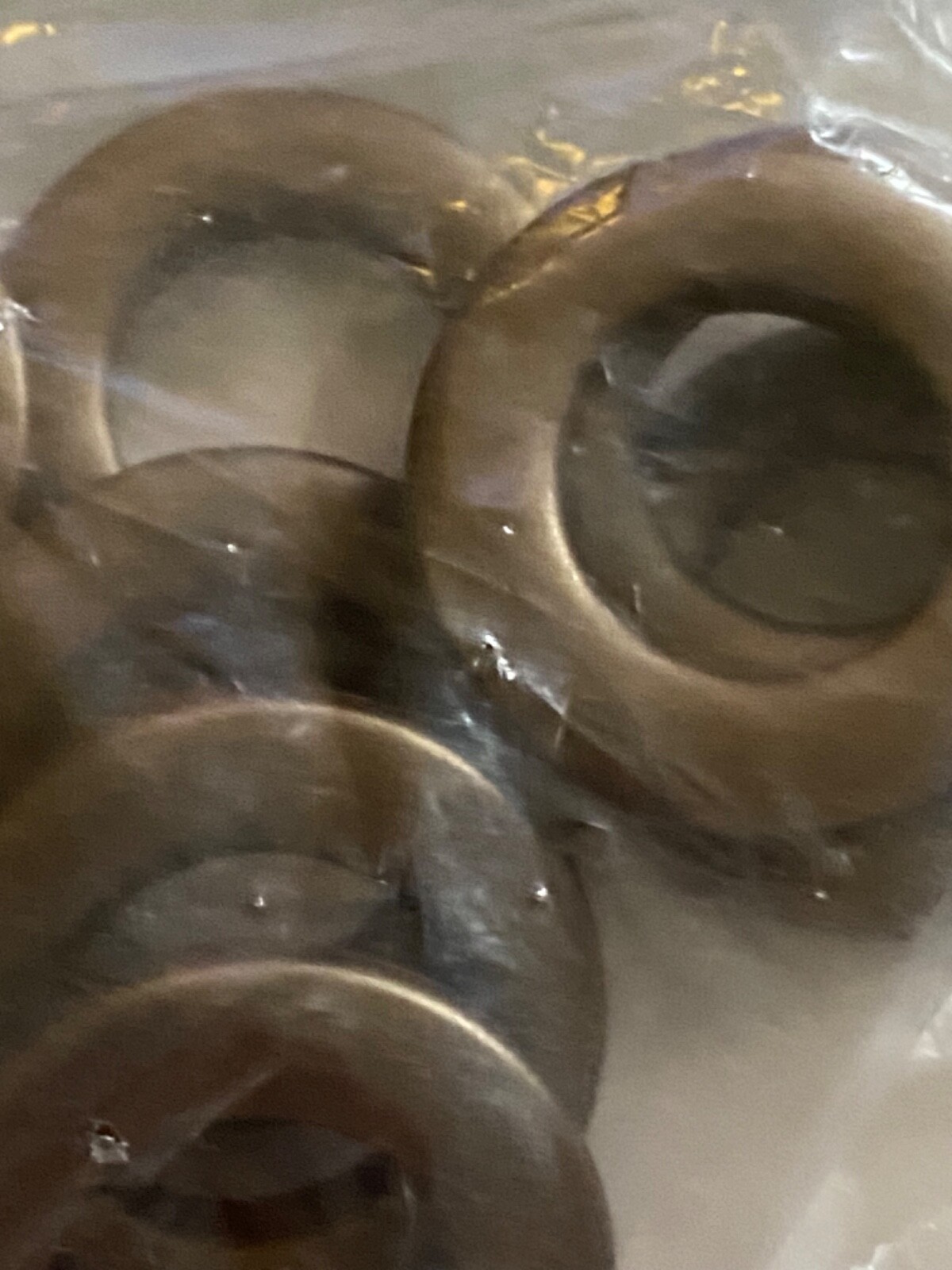 Nico Decor by Houles Curtain Grommets Eyelets Brown Plastic 30 pieces new 7/8”