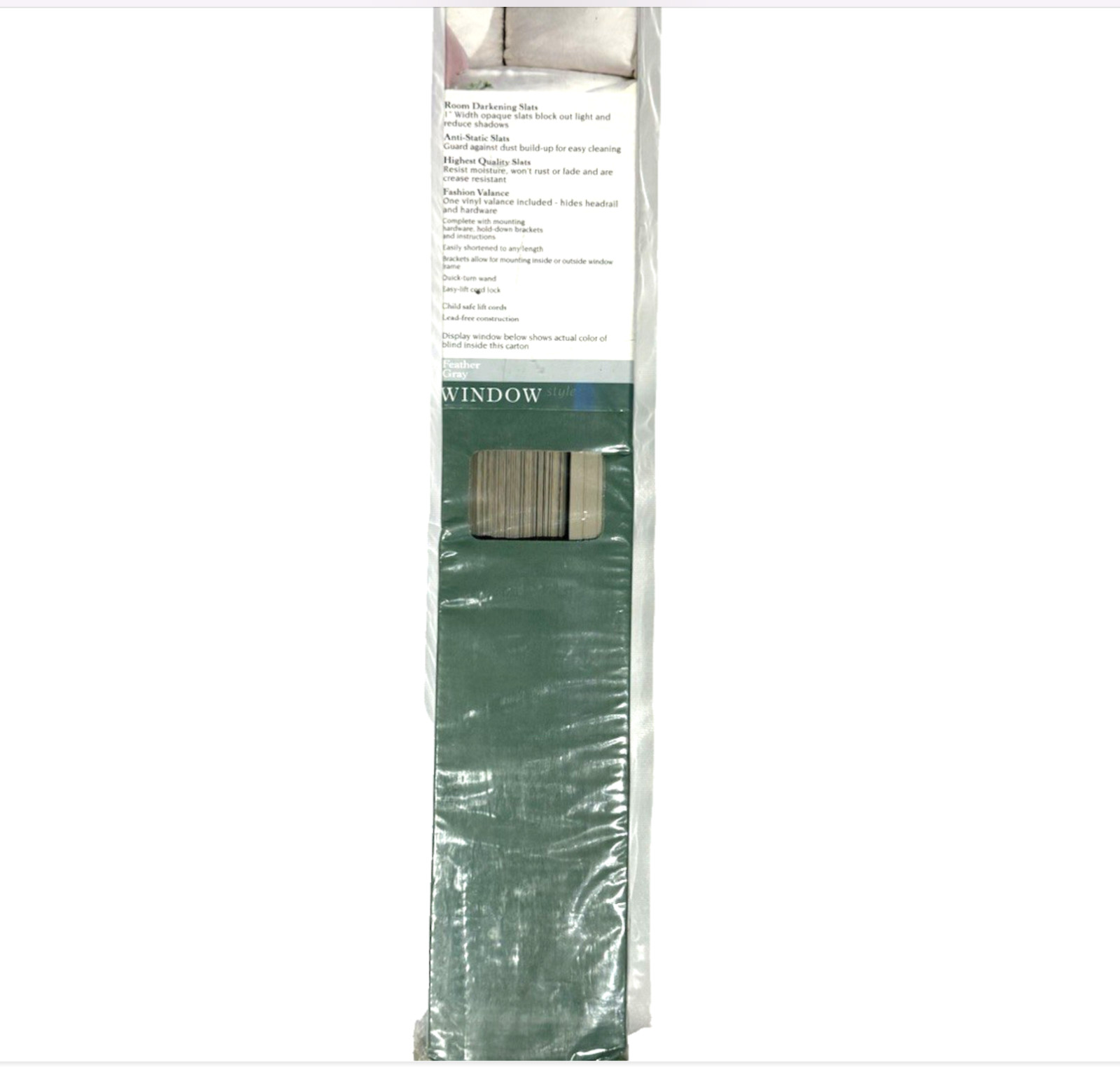 Vinyl Mini Blinds Beige 36×64 Maximum Room Darkening Window Privacy Shades