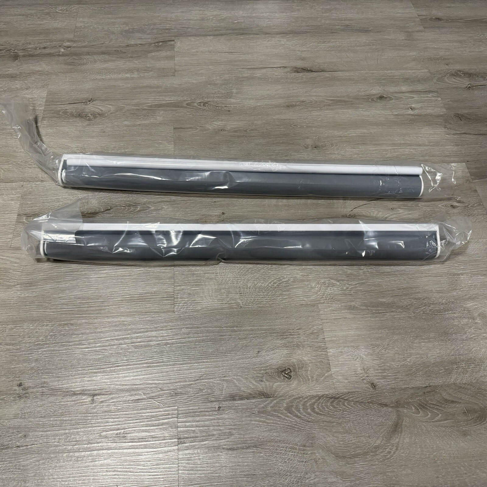 28”W x 72”H, Lululand Roller Shades (Grey) ONE SHADE IS MISSING ALL HARDWARE