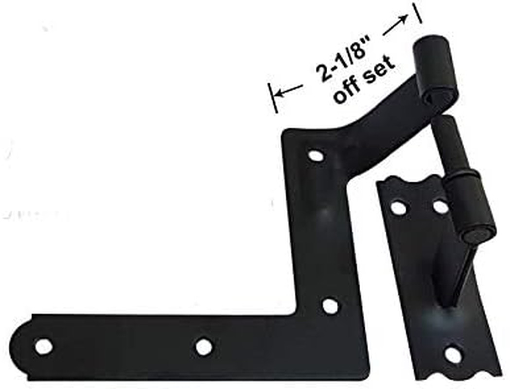 Matte Black Shutter Hinges for Wood & Brick – 16 Pack, Taiwan Made