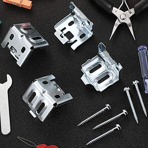 6 Pieces Mini Blind Brackets Bracket for Window Blinds, with Screws