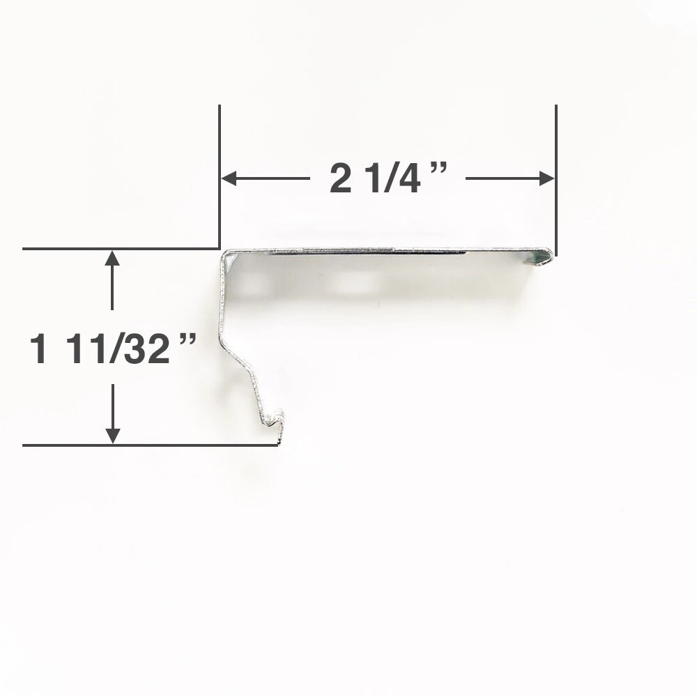 Graber/Bali Crystal Pleat Cordless Cellular Shade Bracket metal Qty 3 + hardware