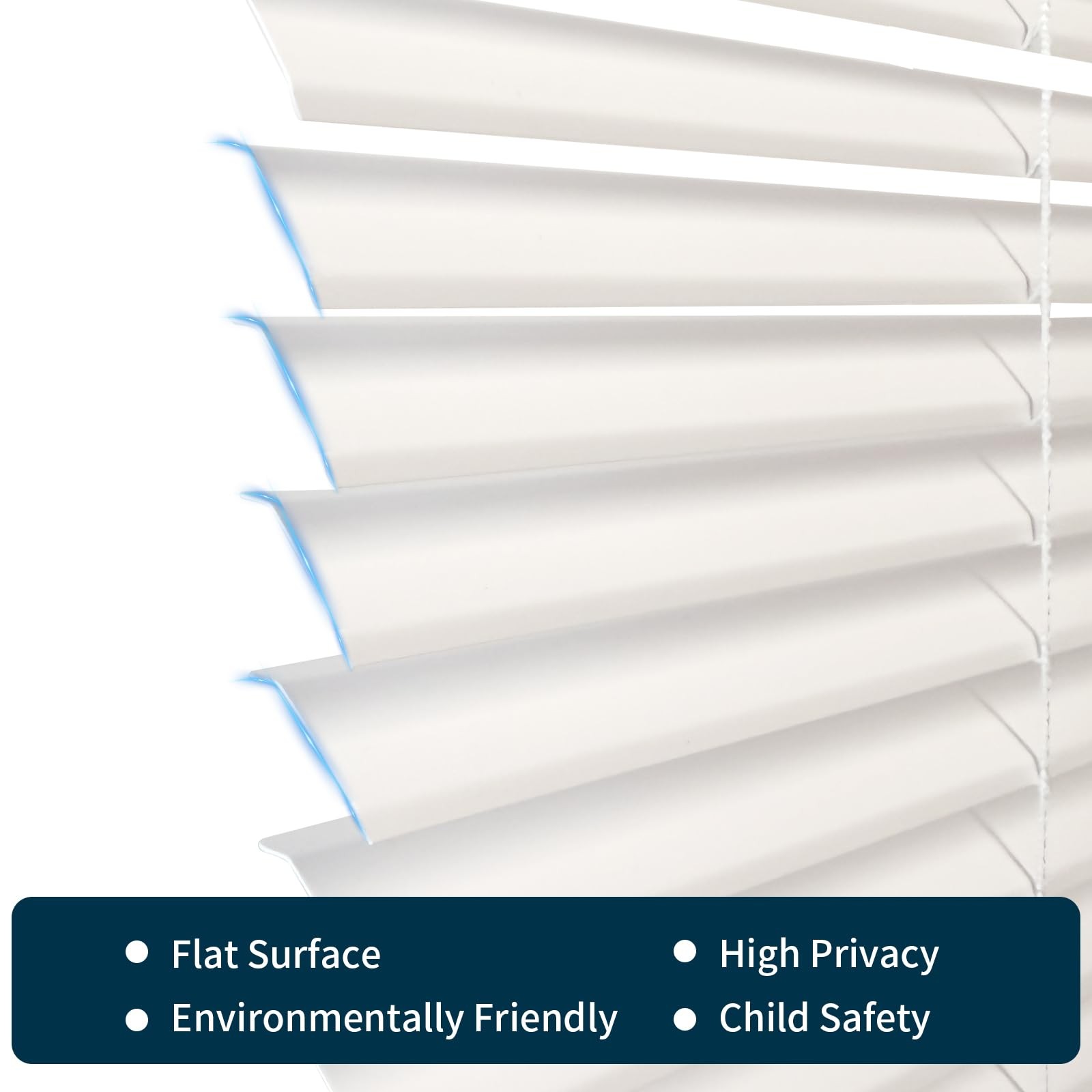 Cordless 1”Venetian Horizontal Mini Blinds for Indoor Windows(22″ W×36″ H)