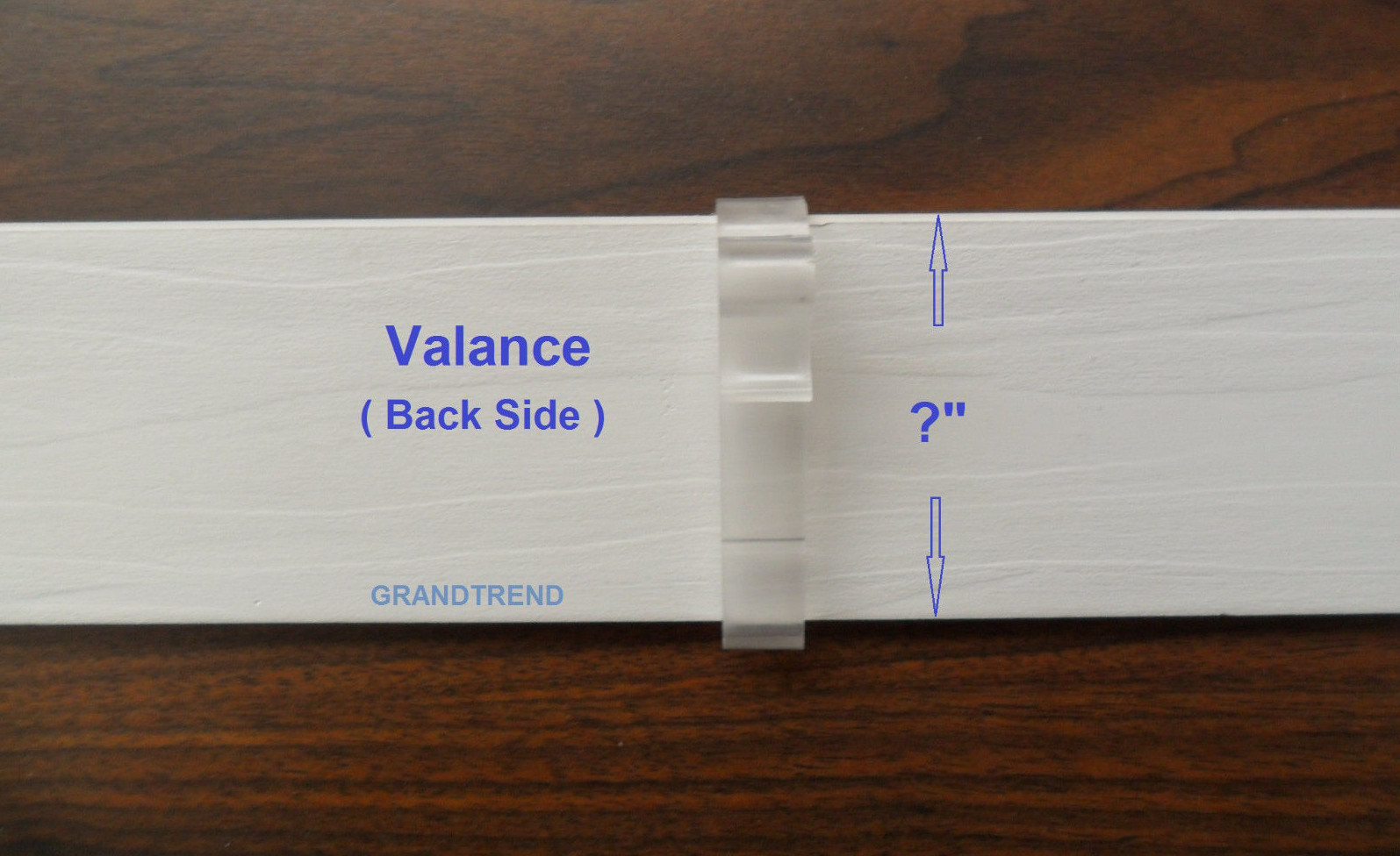 12 pcs 2 1/2″ 3″ 3 1/4″ or 3 1/2″ Valance Clips For Faux & Wood Venetian Blinds