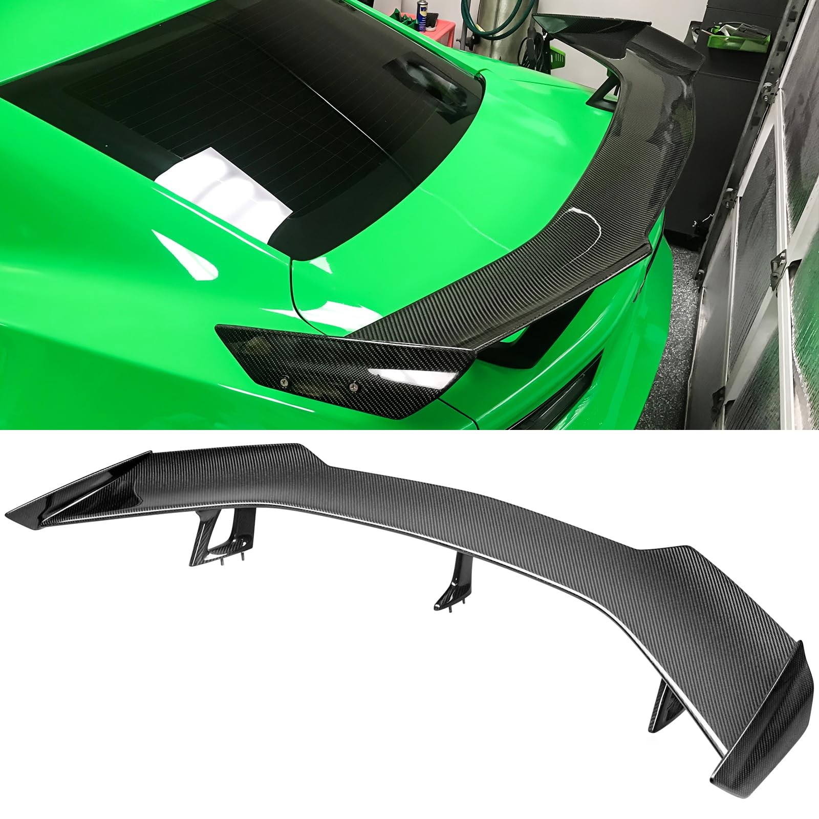 Rear Spoiler Trunk Wing Compatible with 2016-2024 Chevy 6TH Camaro Rear Trunk
