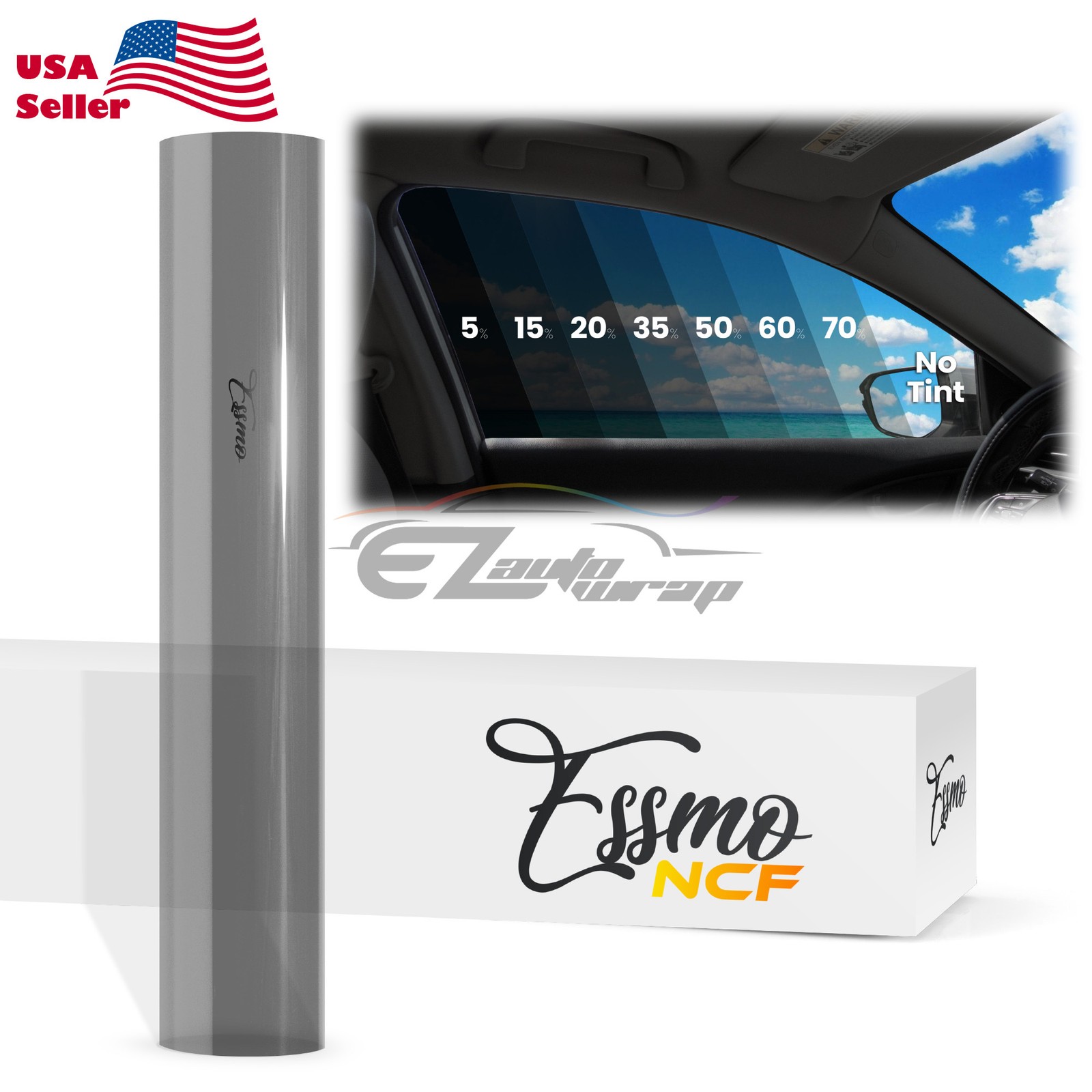 ESSMO Nano Ceramic Window Tint Film 60% VLT Car Home UV Heat Protection NCF60