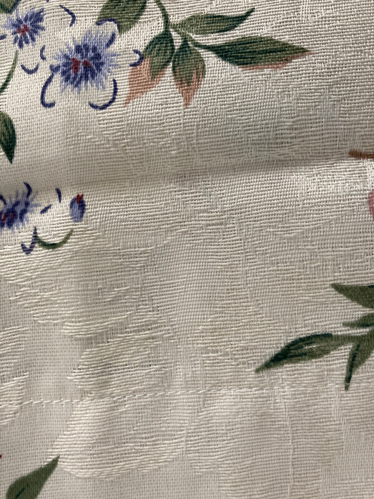 VALANCE FLORAL Burlington Country Classic Cottage 42 X 15 / 3.5 IN POCKET NEW