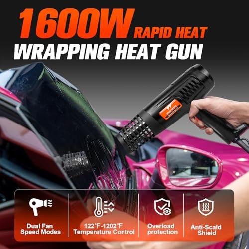 Professional Tint Installation Kit Heat Gun Squeegee Scraper