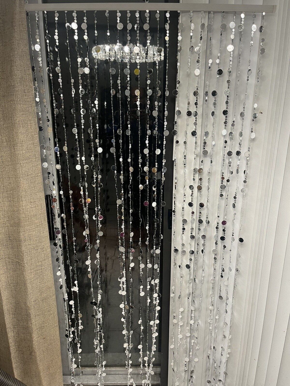 Curtain Simply Elegant Bubbles Beaded