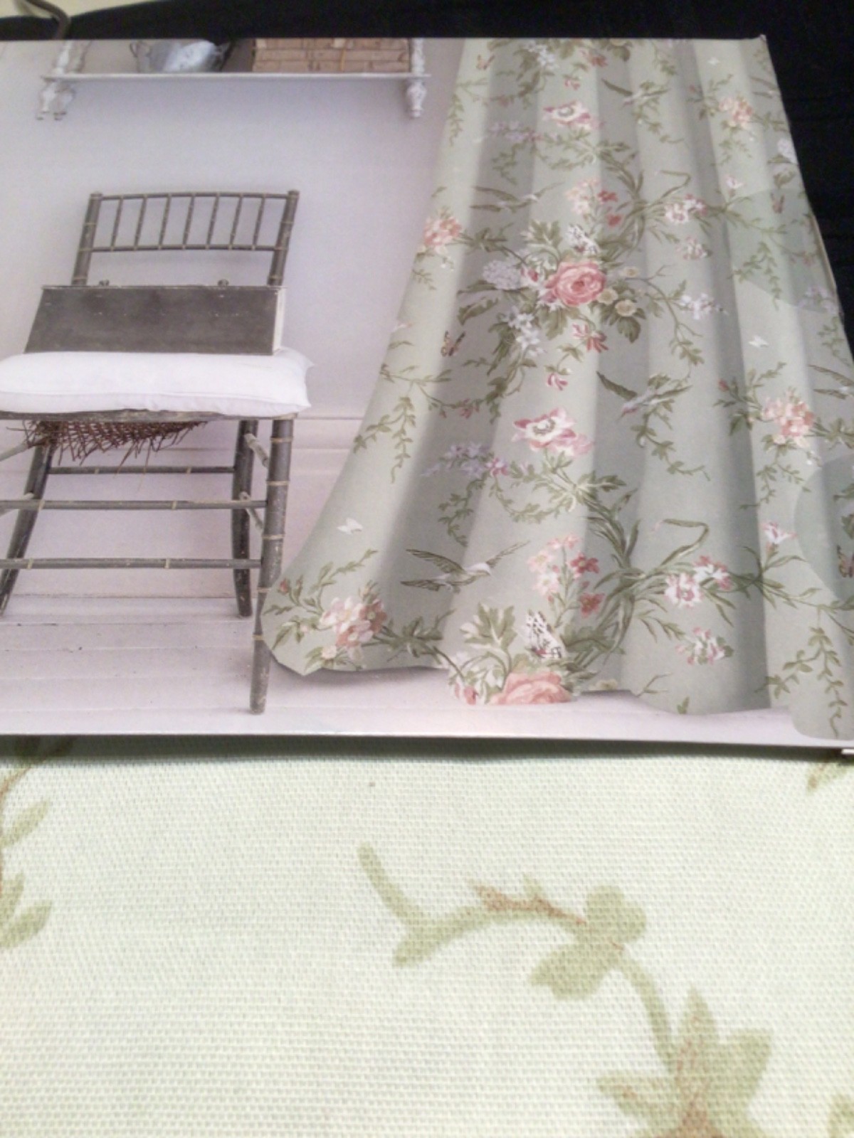 Cabbages & Roses 50”x 96” Window Curtain Panels Henrietta Sage Set Of 2 Panels