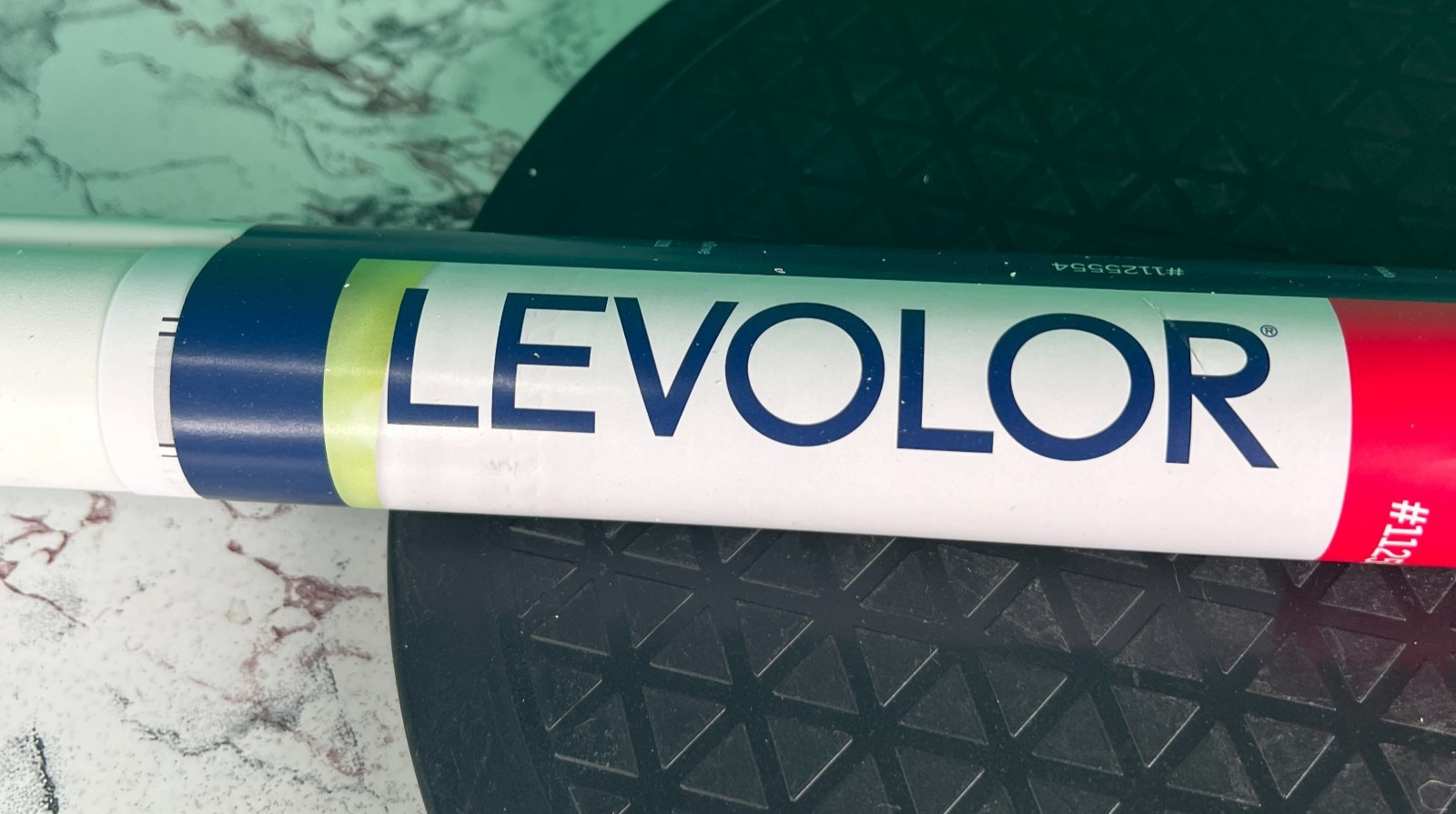 Levolor Trim+Go White Room Darkening Vinyl Roller Shade 37 x 78 New