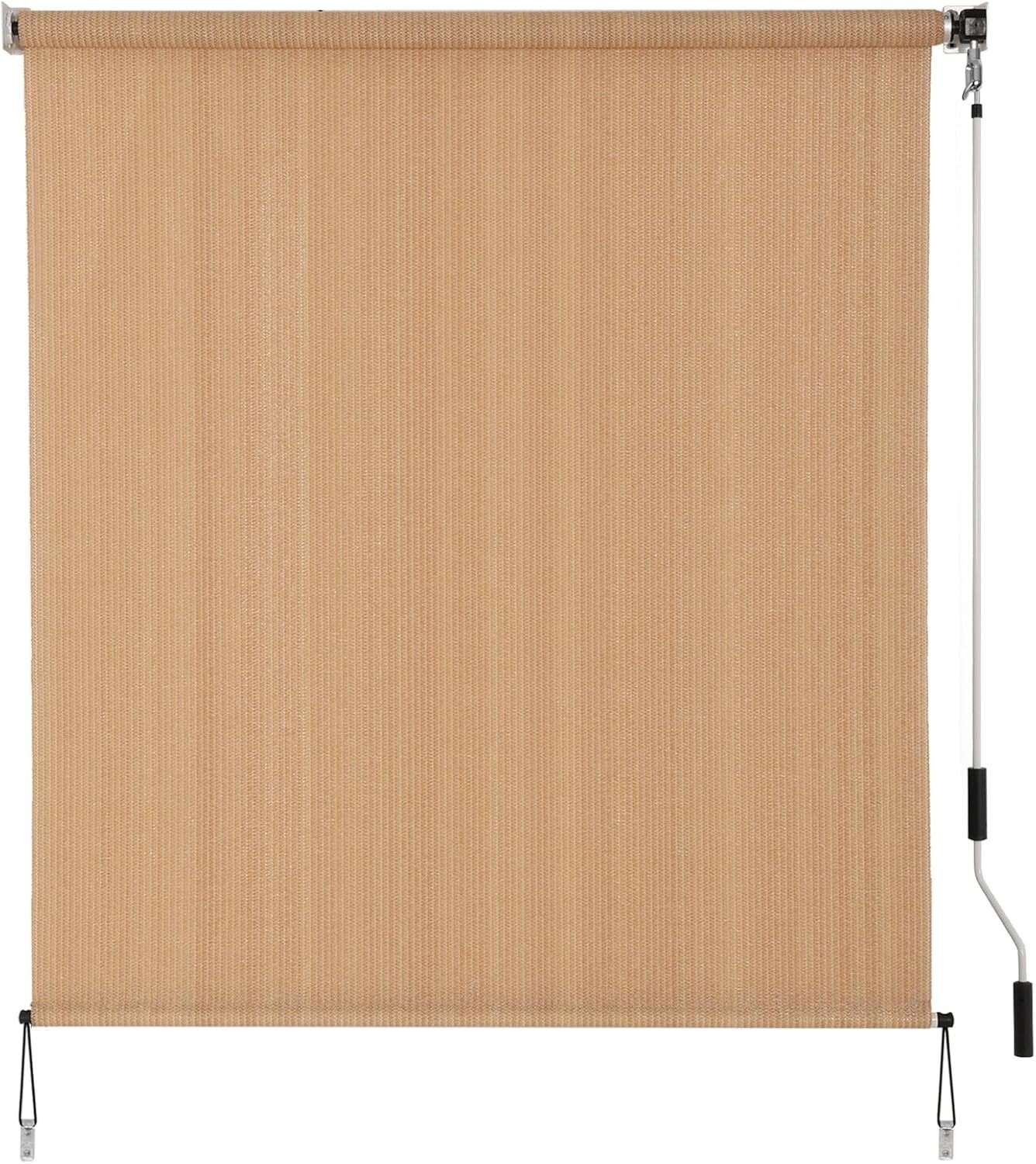 Exterior Roller Shade Terracotta Fade Resistant 96″ Wx72 H