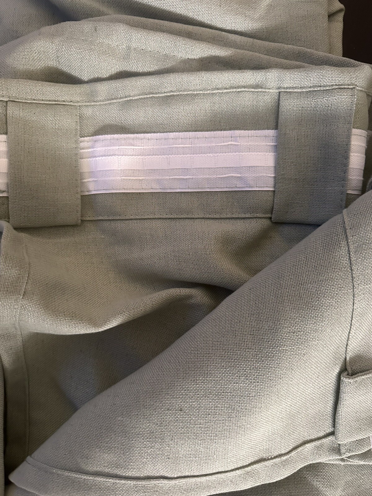 Linen Blend Semi-Sheer Light Green Curtain Panels | 2 Pack | 50 X 84