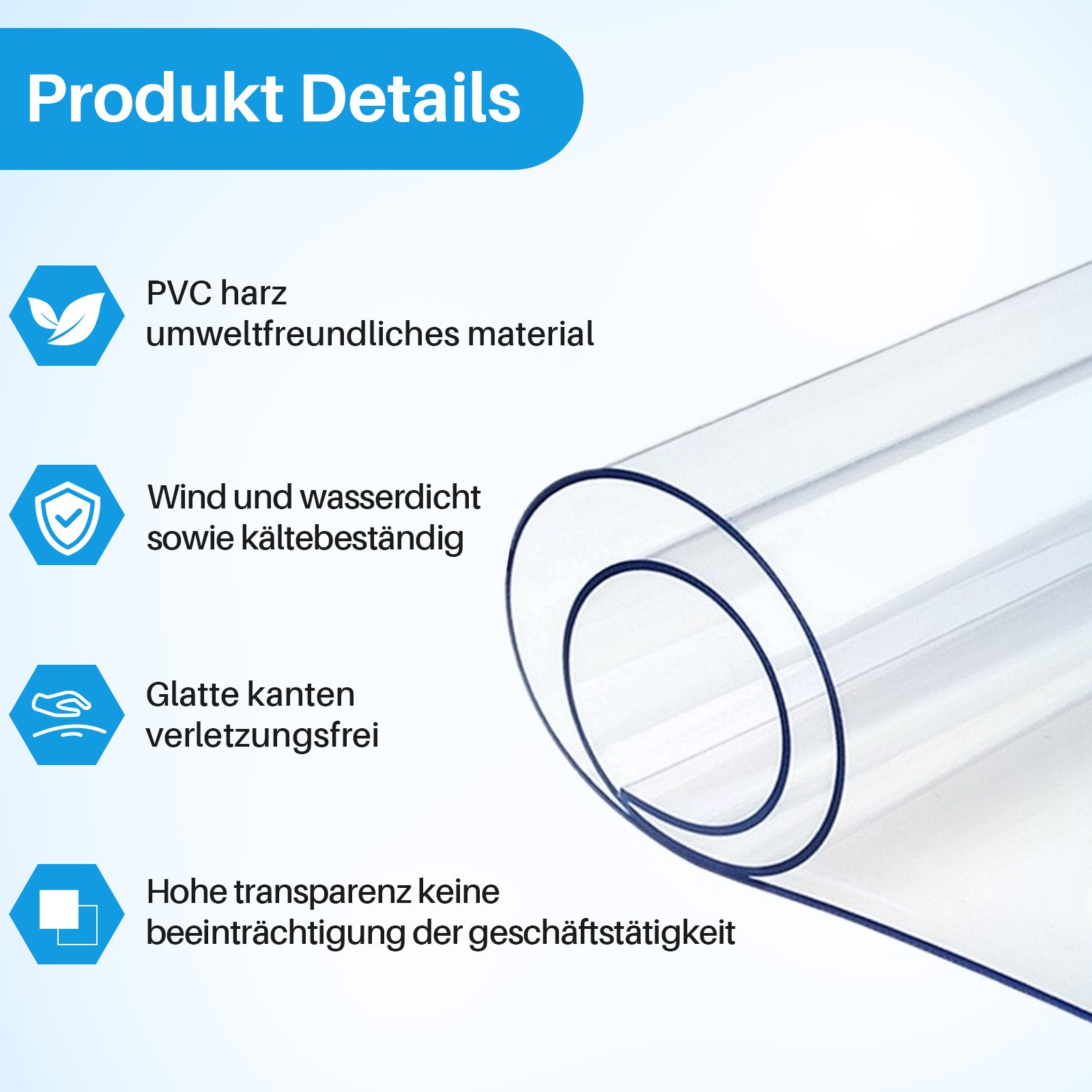 Transparent PVC Door Curtain Freezer&Cooler Door Strips for Warehouse Garage