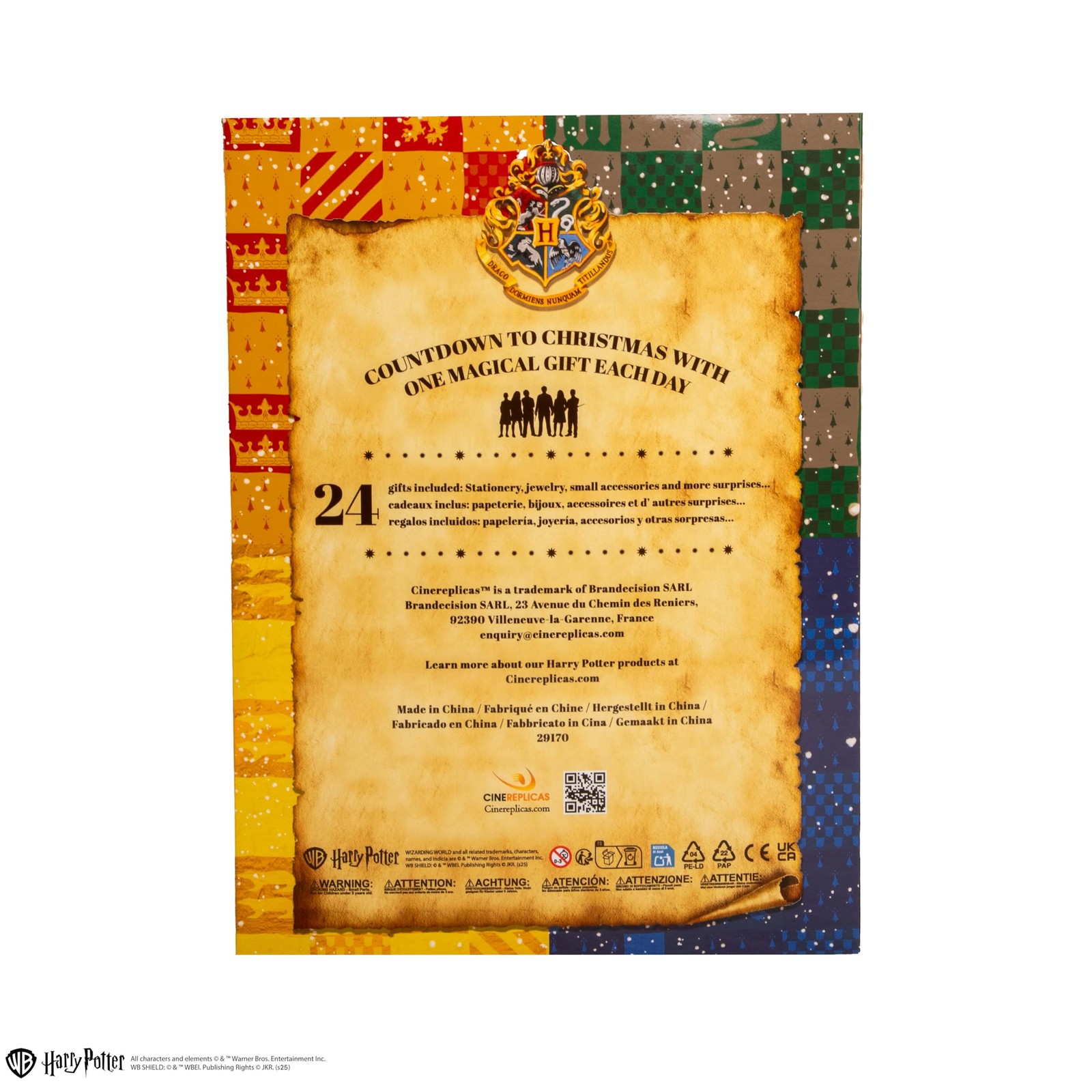 HARRY POTTER – Budget Advent Calendar 2025-24 Magical Wizarding World Gifts & Ac