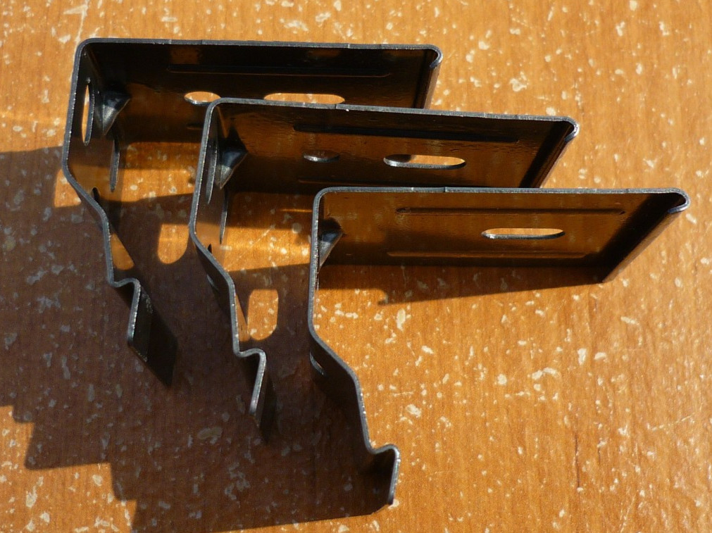 (3) Graber Bali Easy Up Shade Mounting Brackets – Old Style Gutter Rail –