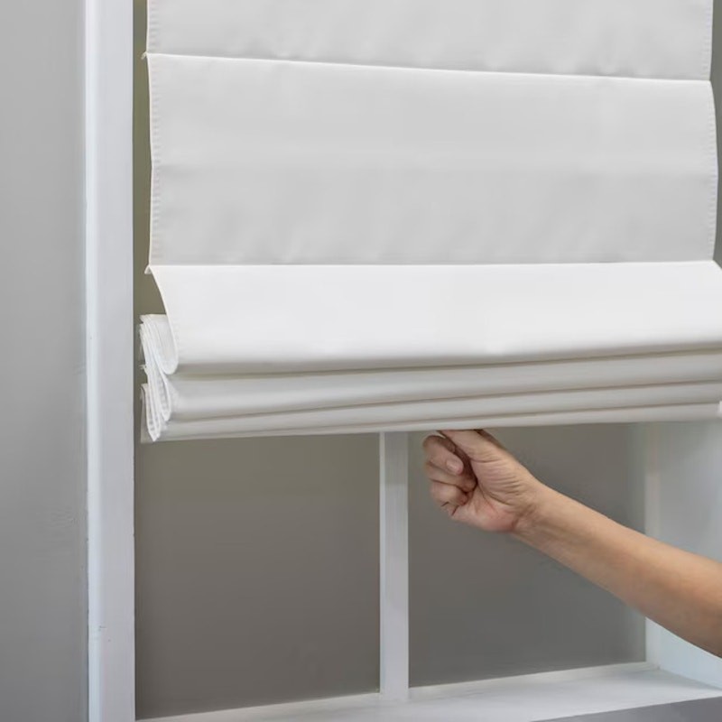 35X64 Cordless Room Darkening Poly/Cotton Classic Roman Shade