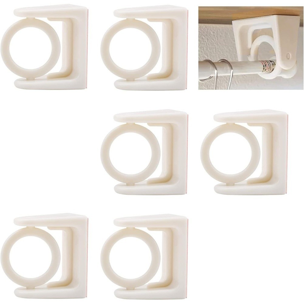 Modern Minimalist Hanging Ring Bracket for Curtains and Towel Racks 25mm Fit
