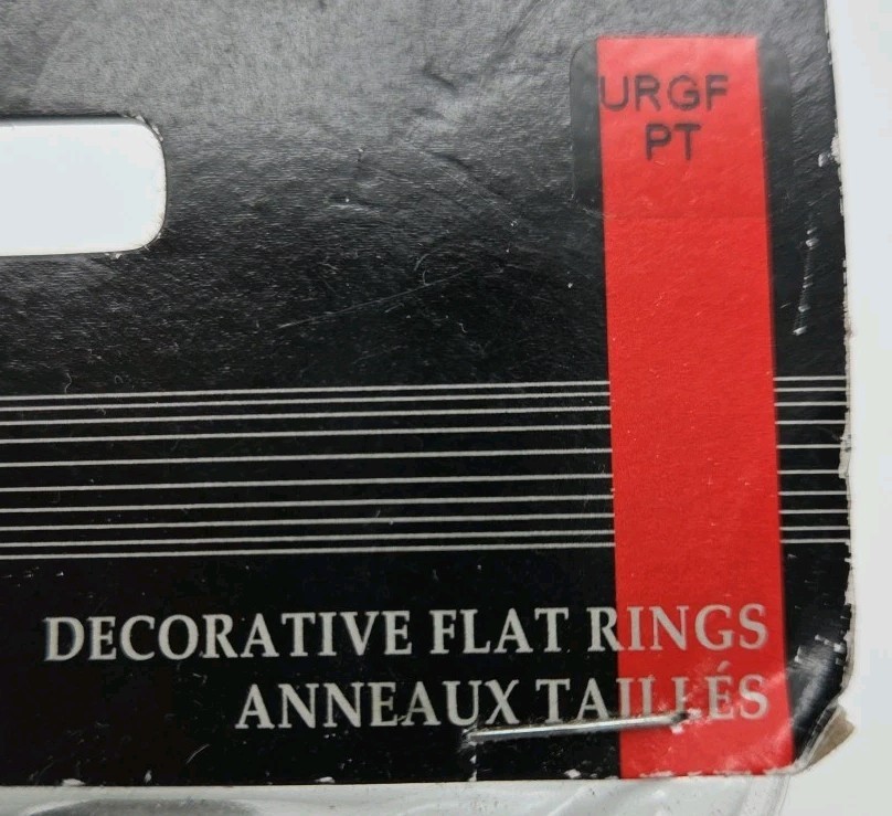 TRAX Drapery Decorative Rings Pewter URGF PT Inside 1.5″ Outside 1.97″ 10 Pack