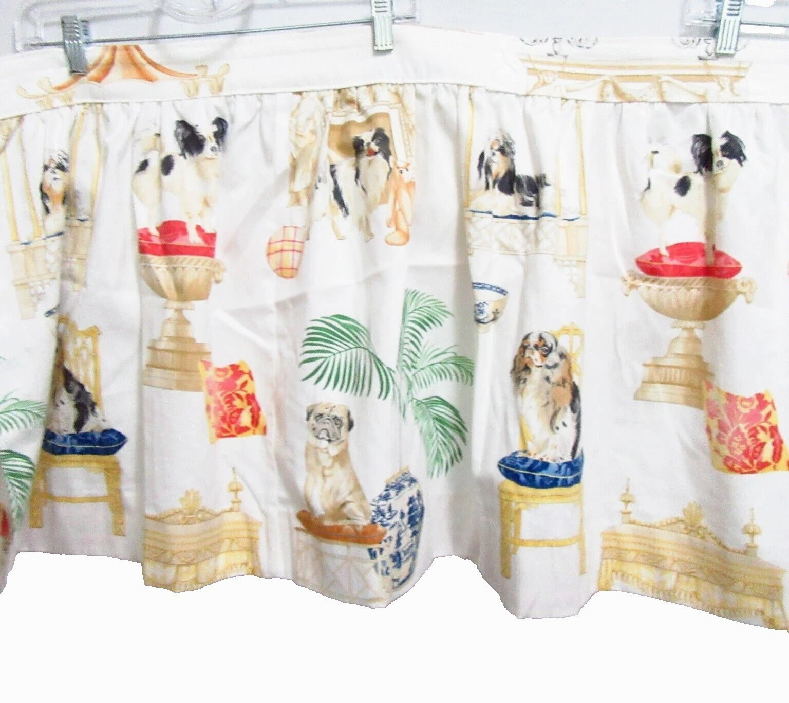 BLOOMCRAFT Best in Show Pedigree Dogs Custom 80 x 18 Ruffle Valance