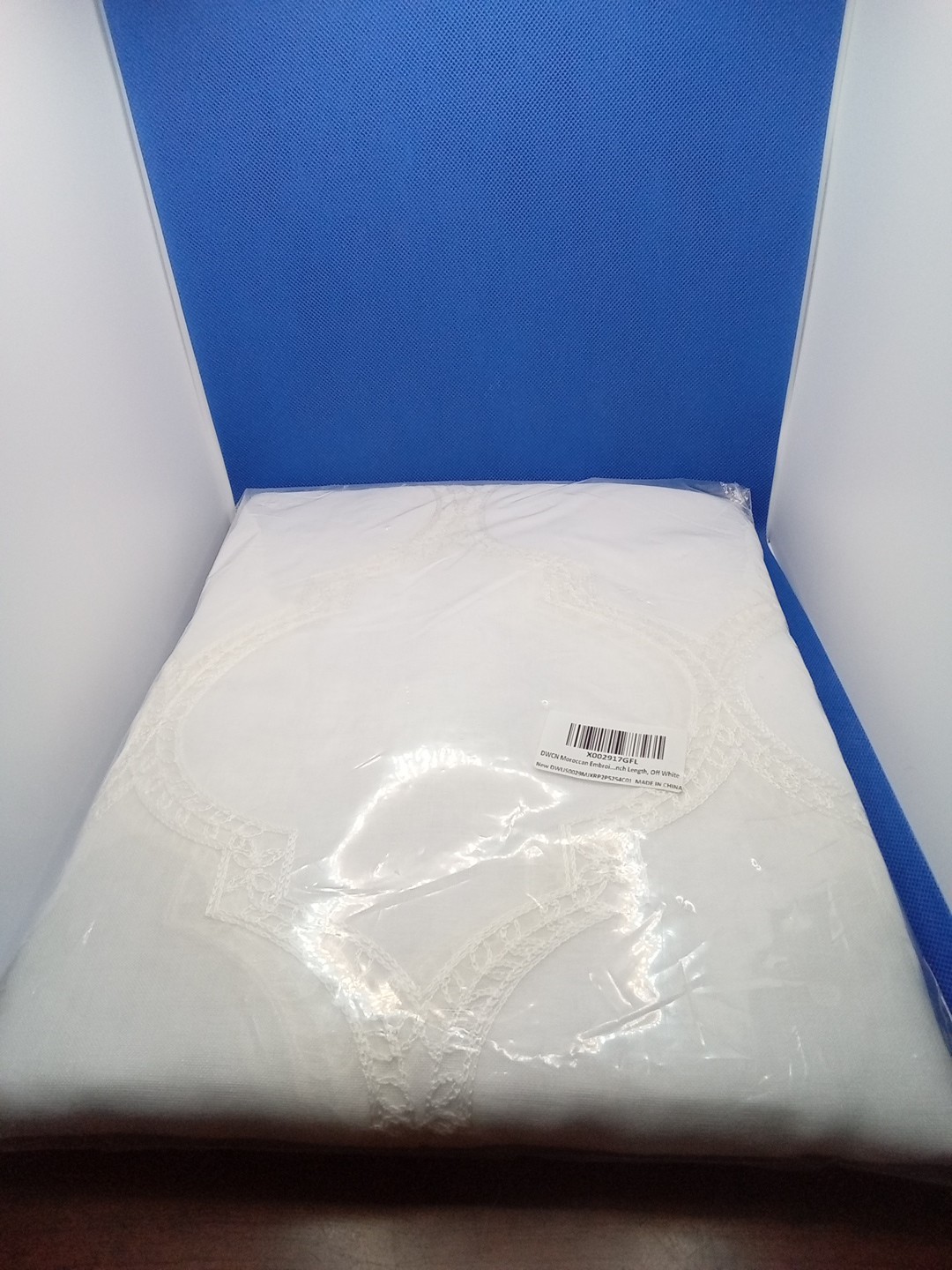 Curtains/sheers Dwcn Moroccan Embroidery Off White
