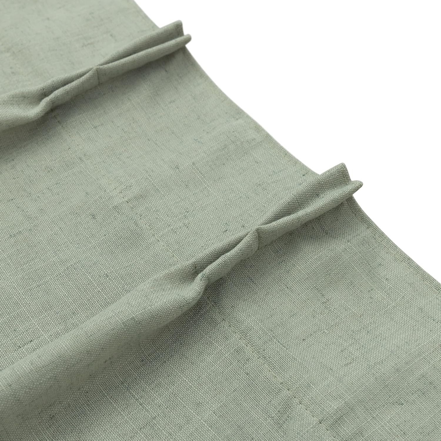 Cafe Tier Curtains 36 Inch Length 2 Panel 30″W x 36″L (Pack of 2) Sage Green