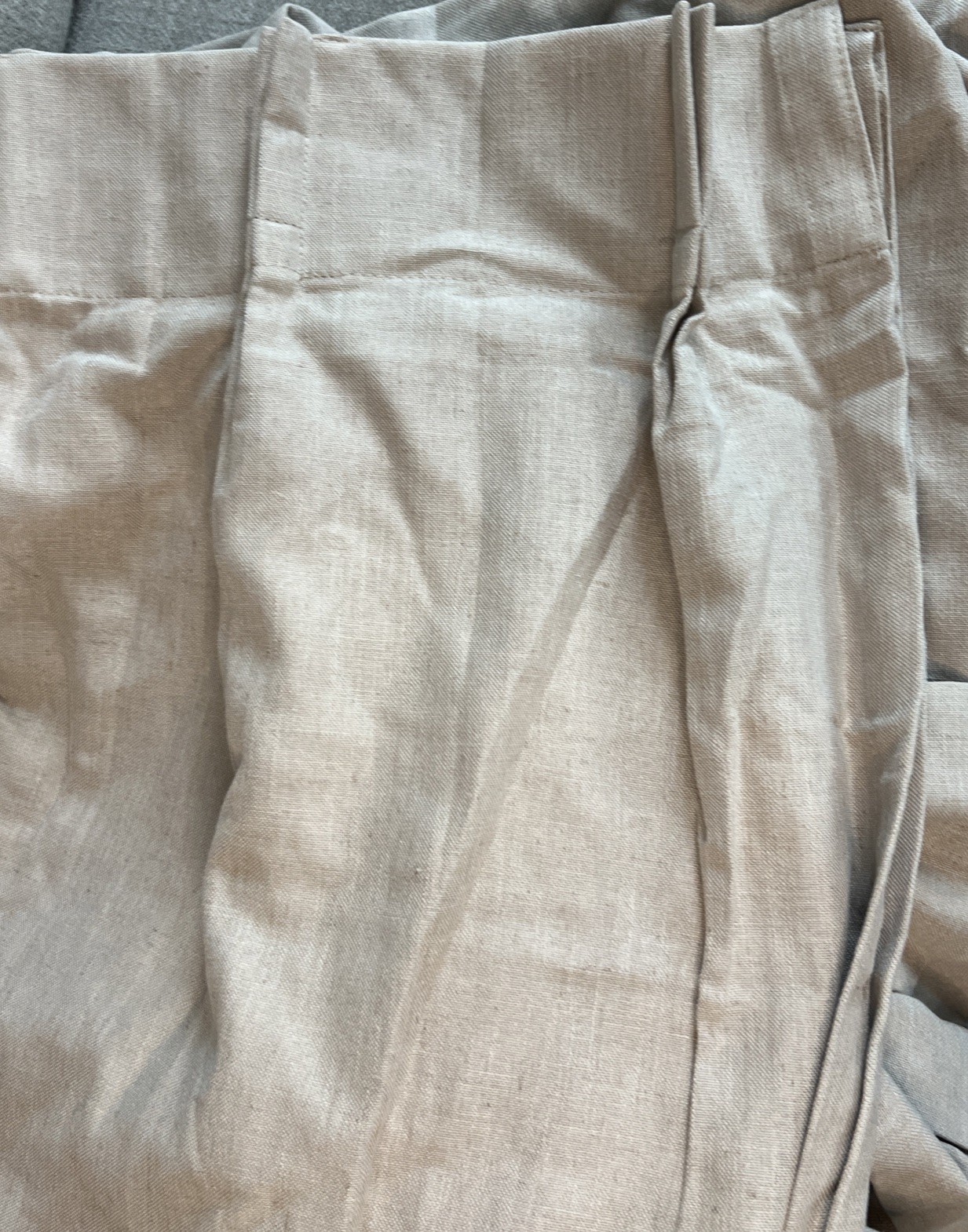 Vision Home Sand Pinch Pleated Full Blackout Curtain Linen 60W x 108L, 1 Drape
