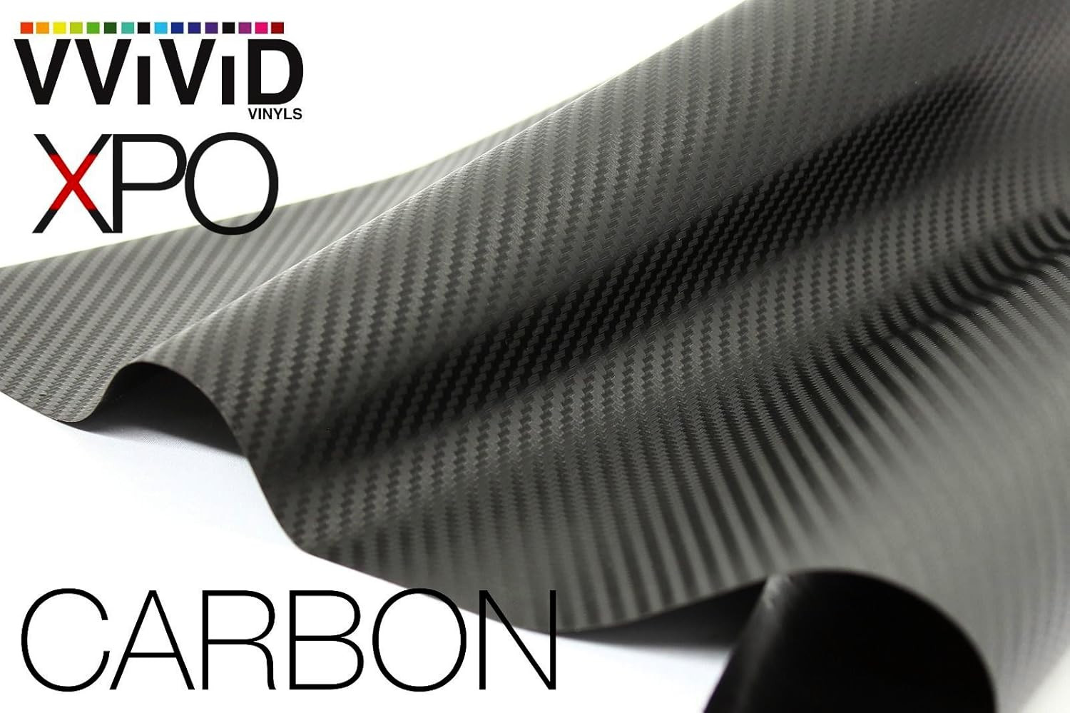 Vvivid Black Carbon Fiber Automotive Vinyl Wrap Film W/ 3M Toolkit (1Ft X 5Ft)
