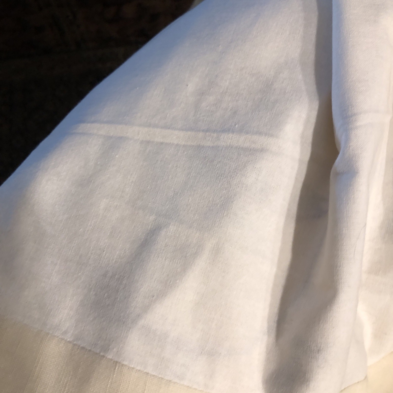 Quality Linen Cotton Embroidered Floral 2x Window Curtain Panels 48×96 Back Tab