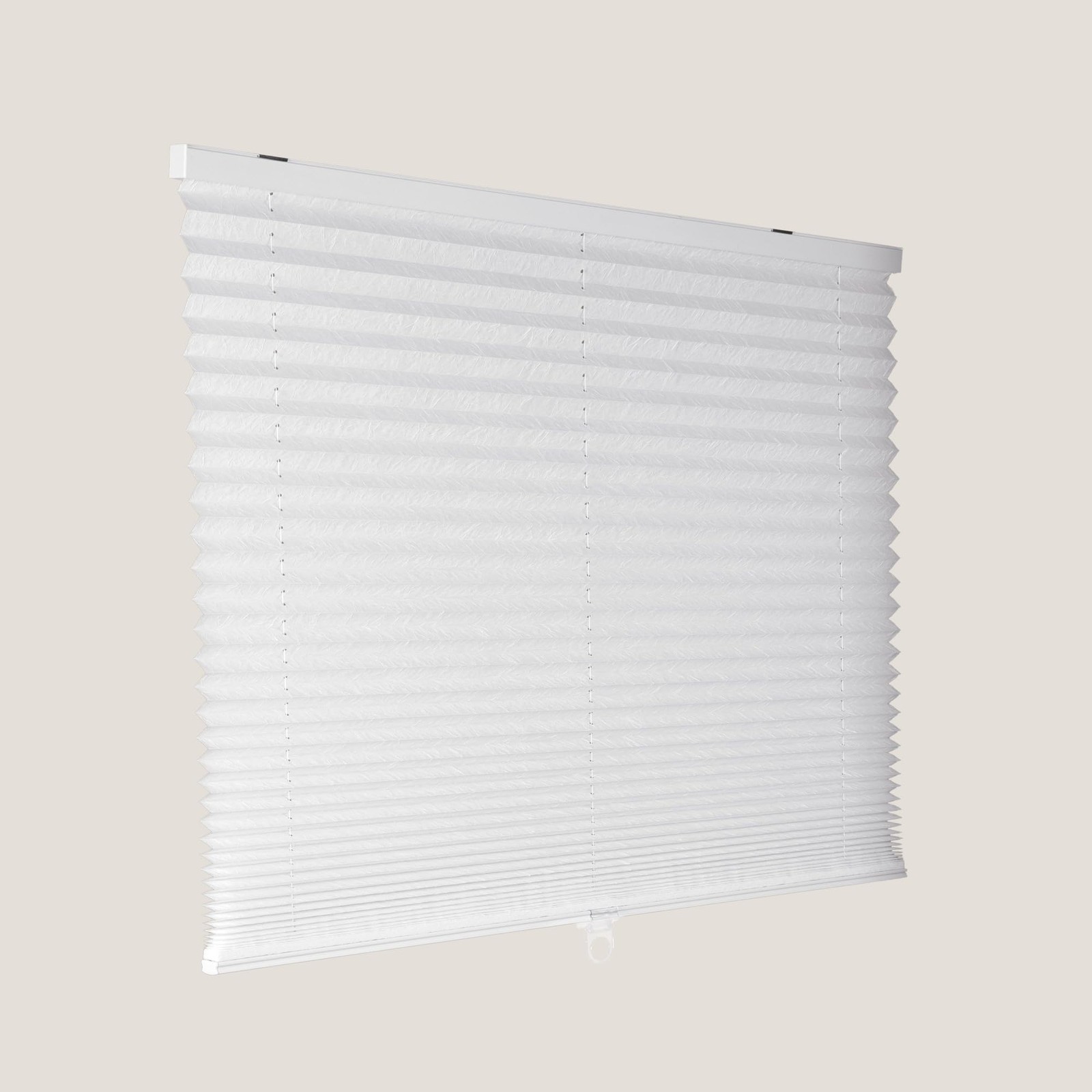 Calyx Interiors Pleated Fabric Window Shade Light Filtering Cordless 46.5 W X