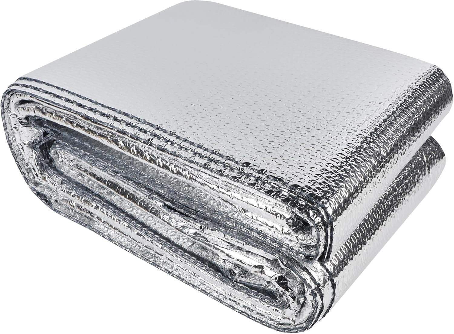 Window Insulation Roll, 48IN X 20FT Reflective Heat Shield Bubble Film, Double-S