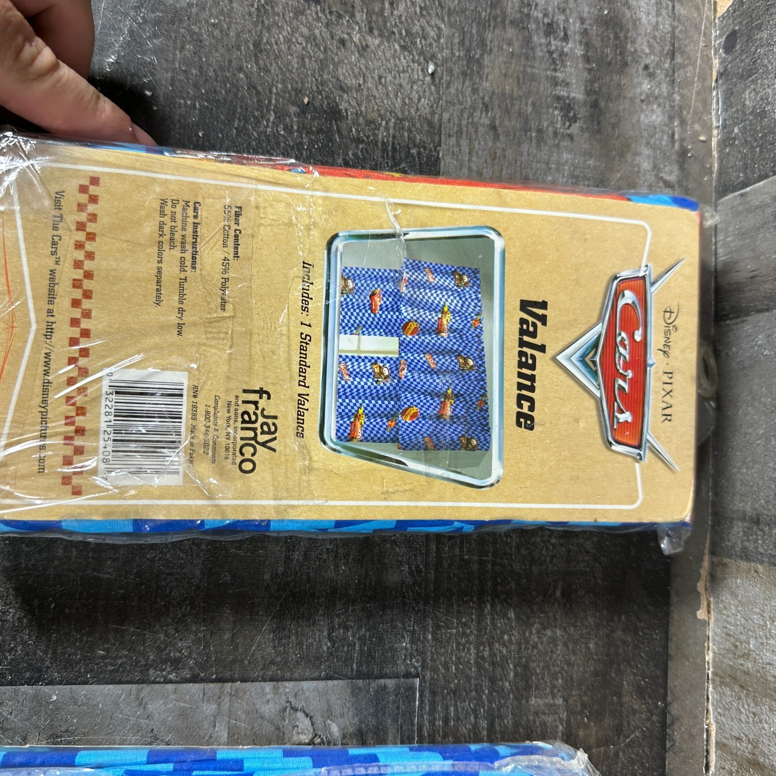 Disney Pixar CARS Window Valance & Drapes Fits Standard Window New