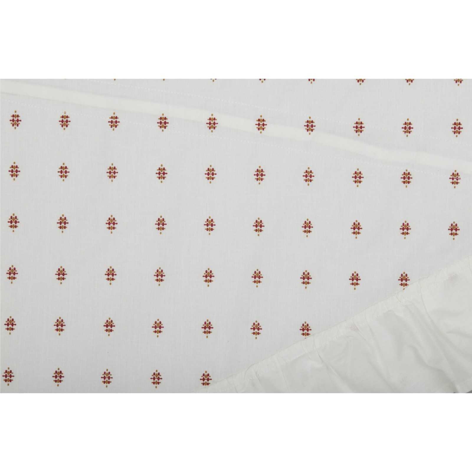 Abigail Ruffled White Delicate Design Country Chic Prairie Swags 72″ x 36″