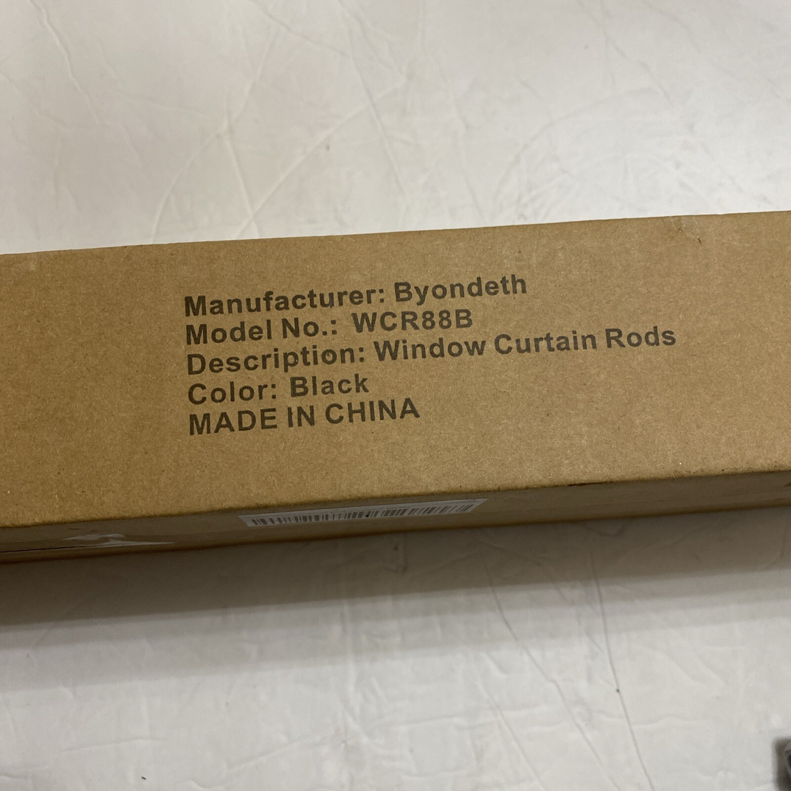 Byondeth Curtain Rods for Windows 16 to 88 Inches Adjustable Length 1 Inch