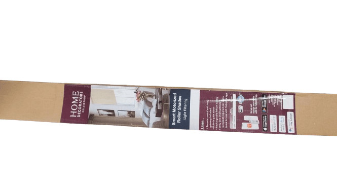 HDC – Linen Cordless Light Filtering Polyester Fabric Smart Roller Shades 48″…