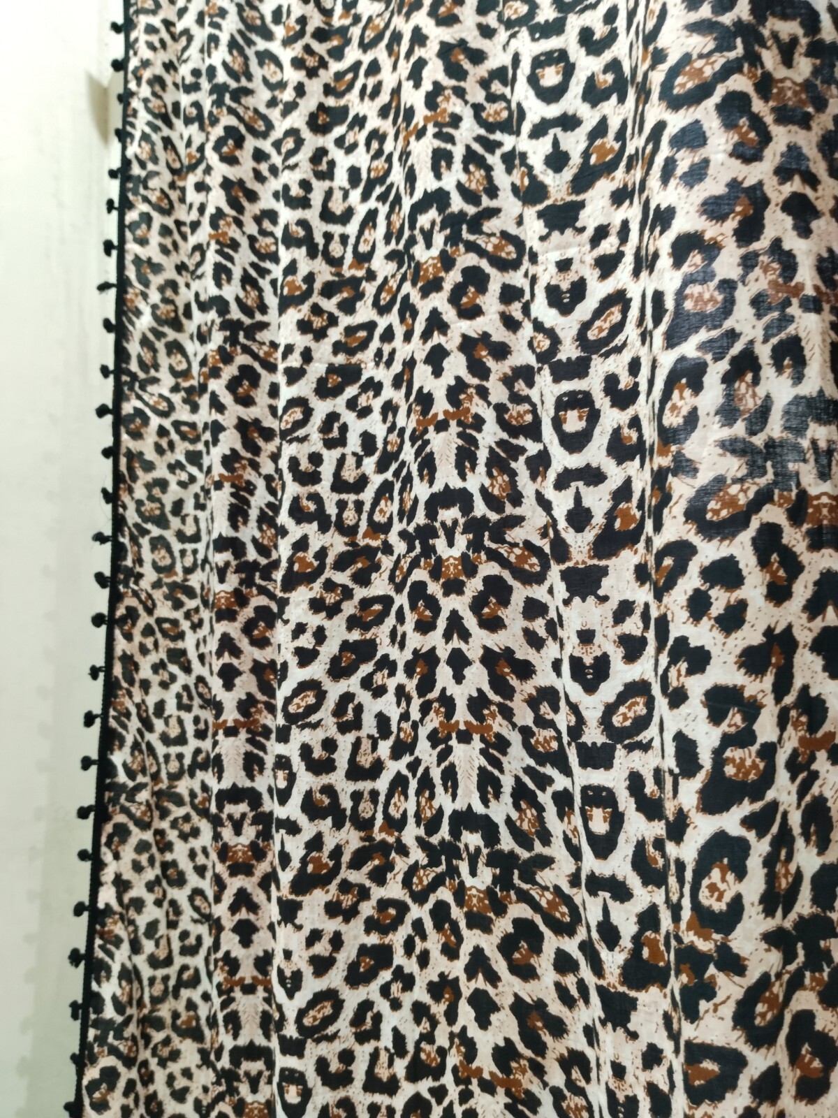 Handcrafted Green Window Drapes Bohemian – Bold Bengal Tiger Cotton Curtains