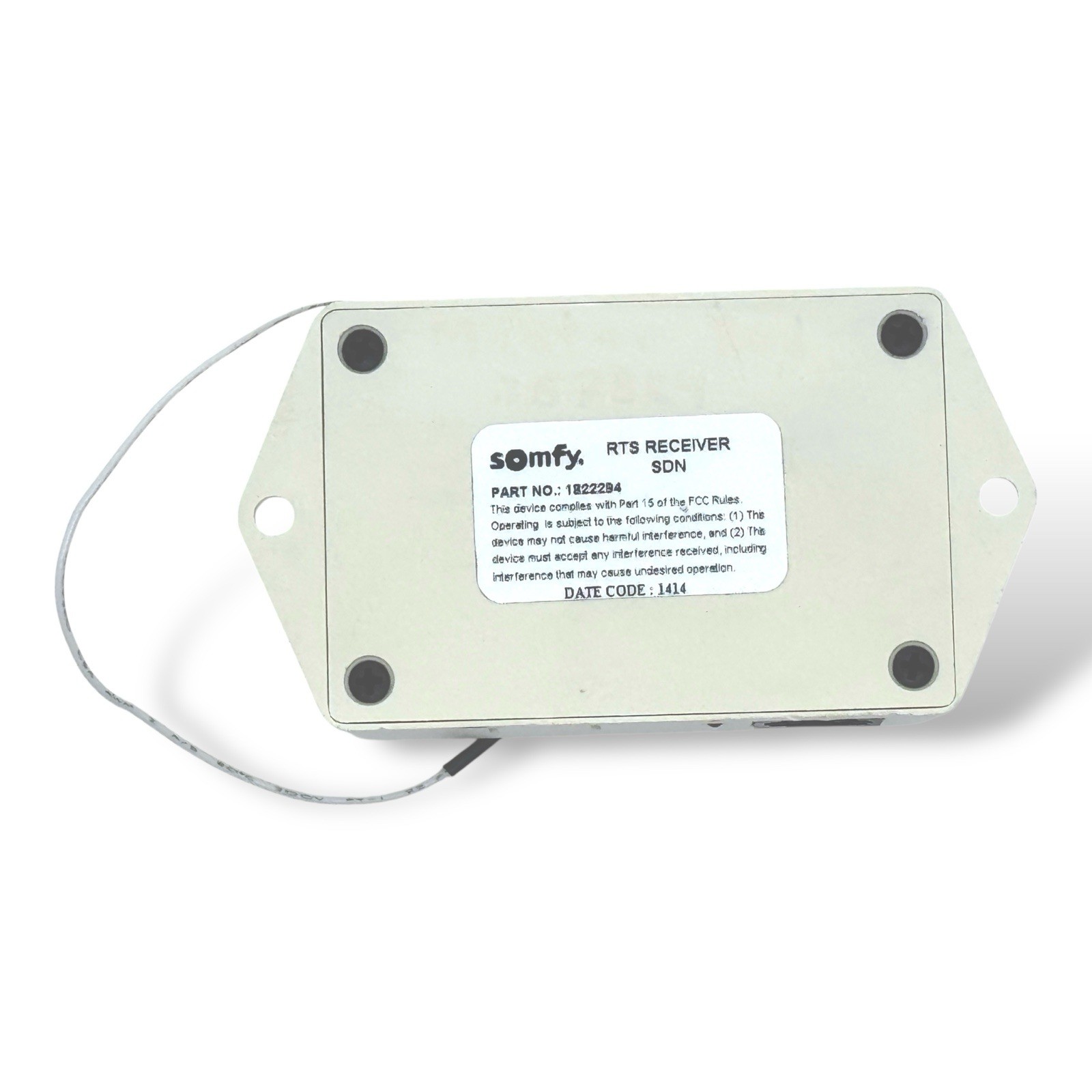 New Sealed Somfy RTS Receiver for SDN 1822294