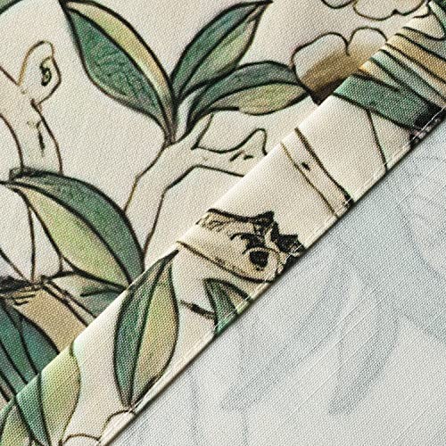 Flower Botanical Kitchen Valance, Prevent Glare 52″W x 18″L (Pack of 1) M9