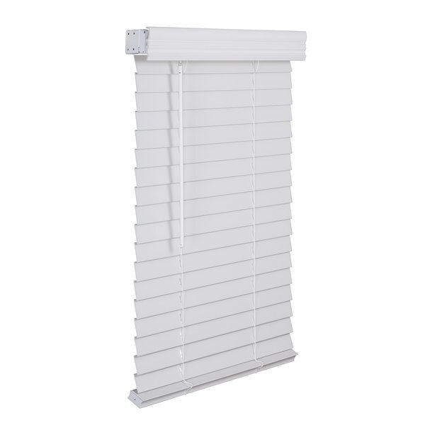NEW LOTUS & WINDOWARE 2″ FAUXWOOD BLIND CORDLESS FCX2360WH