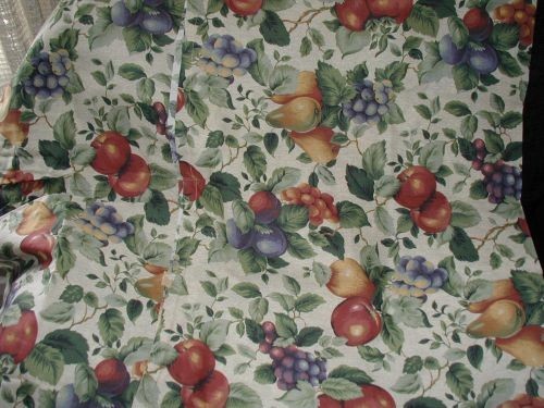 Kemp & Beatley Sonoma Fruit Pattern Tier Curtains 1.5 rod pocket FEW LEFT