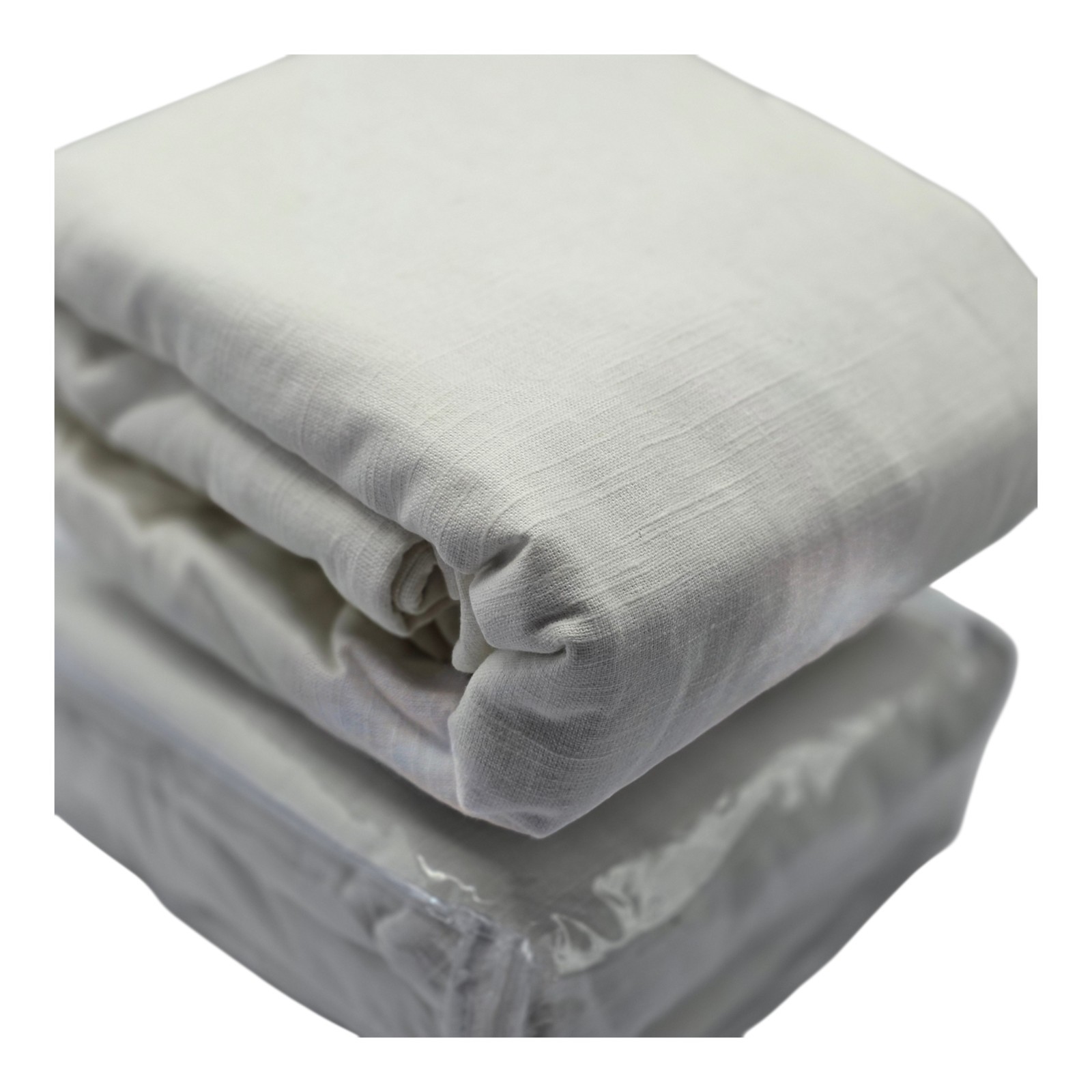 Pottery Barn Kids Evelyn Ruffle Linen Curtains 44×96 White Set Of 2