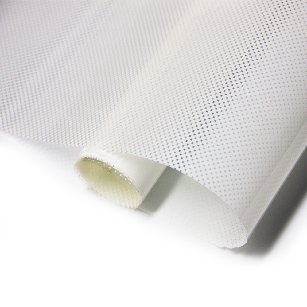 Window Film Gradient White Double Side Dots Sticker Semi-Privacy Vinyls Office