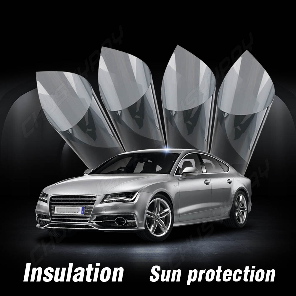 50*152cm Window Tint Limo Dark Black 25% VLT Uncut Roll Car Film Home DIY