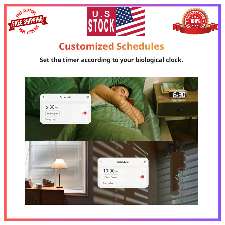 SwitchBot Blind Tilt Motorized Smart Blinds Solar Powered Bluetooth Control