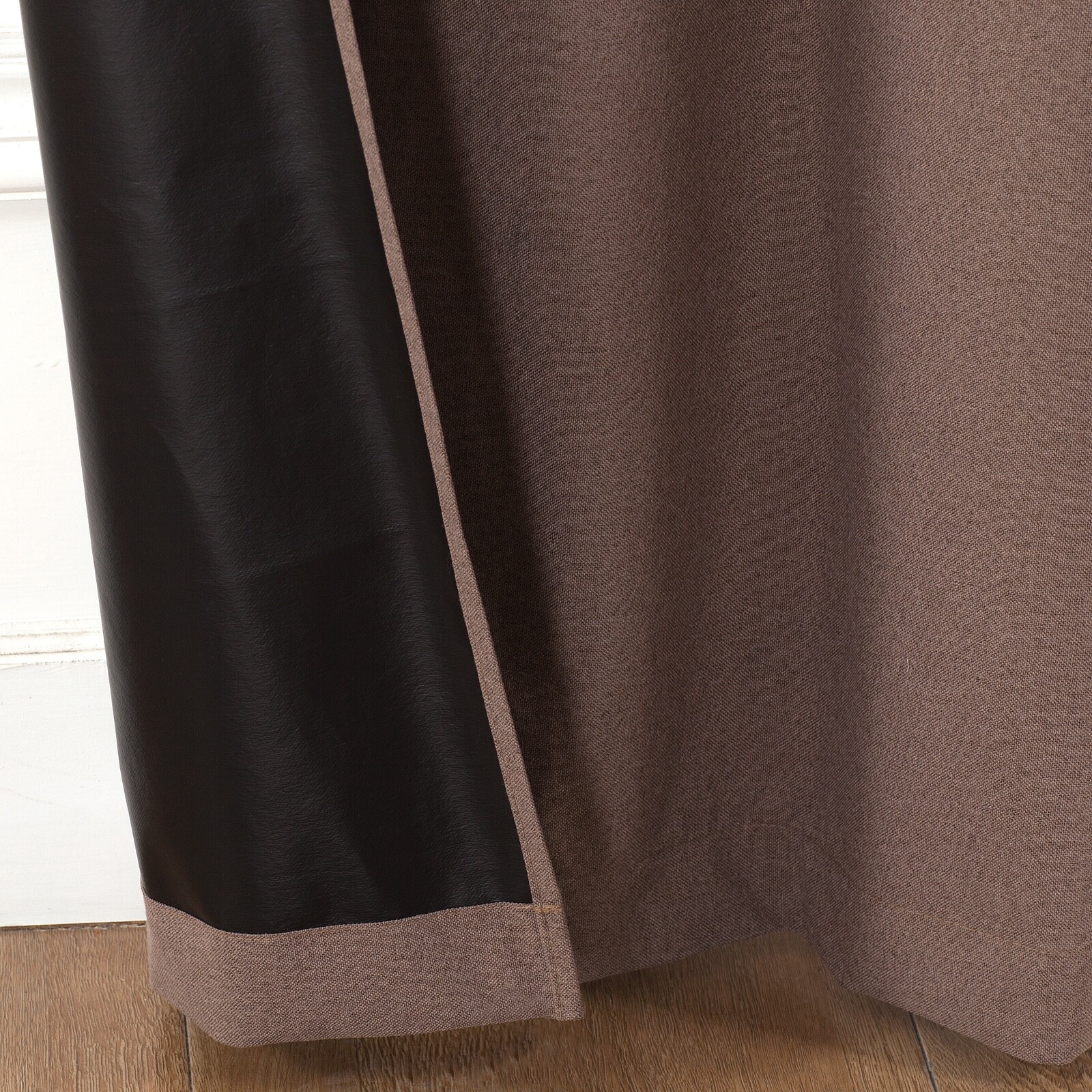 Brown 100% Blackout Window Curtains – Black Back & Grommets – 4 SIZES!!!